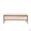 Banc de rangement 48 po en lin recouvert de banc de rangement-429153665