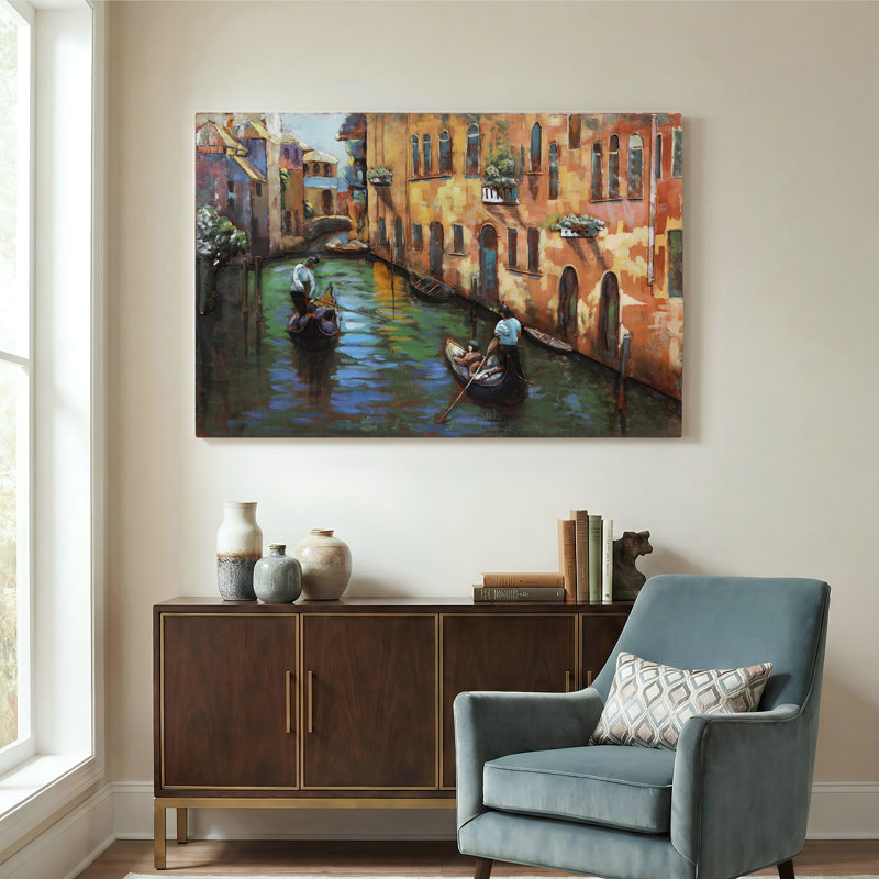 "Venice" Iron Hand Painted 3D Wall Art