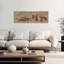 Cheetah Family Hunt 1 Piece Wrapped Canvas Panoramic Wall Art-824457178