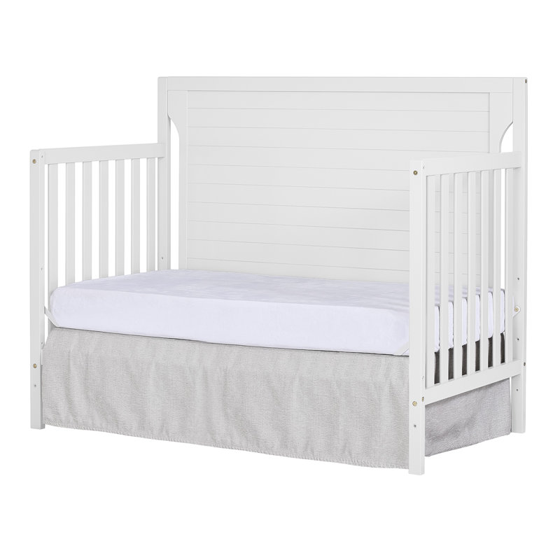 Dream On Me White Pine 4-in-1 Convertible Crib