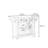 Retro high-end minimalist sideboard