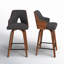Tabouret de bar et de comptoir Saltram avec repose-pieds carré (ensemble de 2)-88309808-88309809-90140856