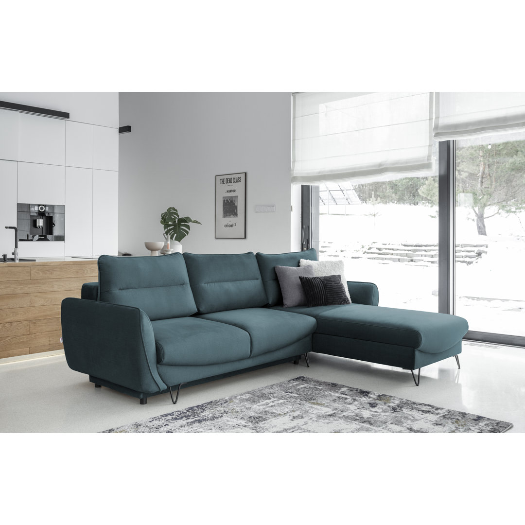 Ecksofa Storrie mit Bettfunktion