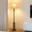Timeless Abode 3-Piece Floor and Table Lamp Set, Gray Slate with White Shade