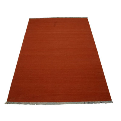 Hensel Solid Colour Hand Woven 120cm X 180cm Area Rug