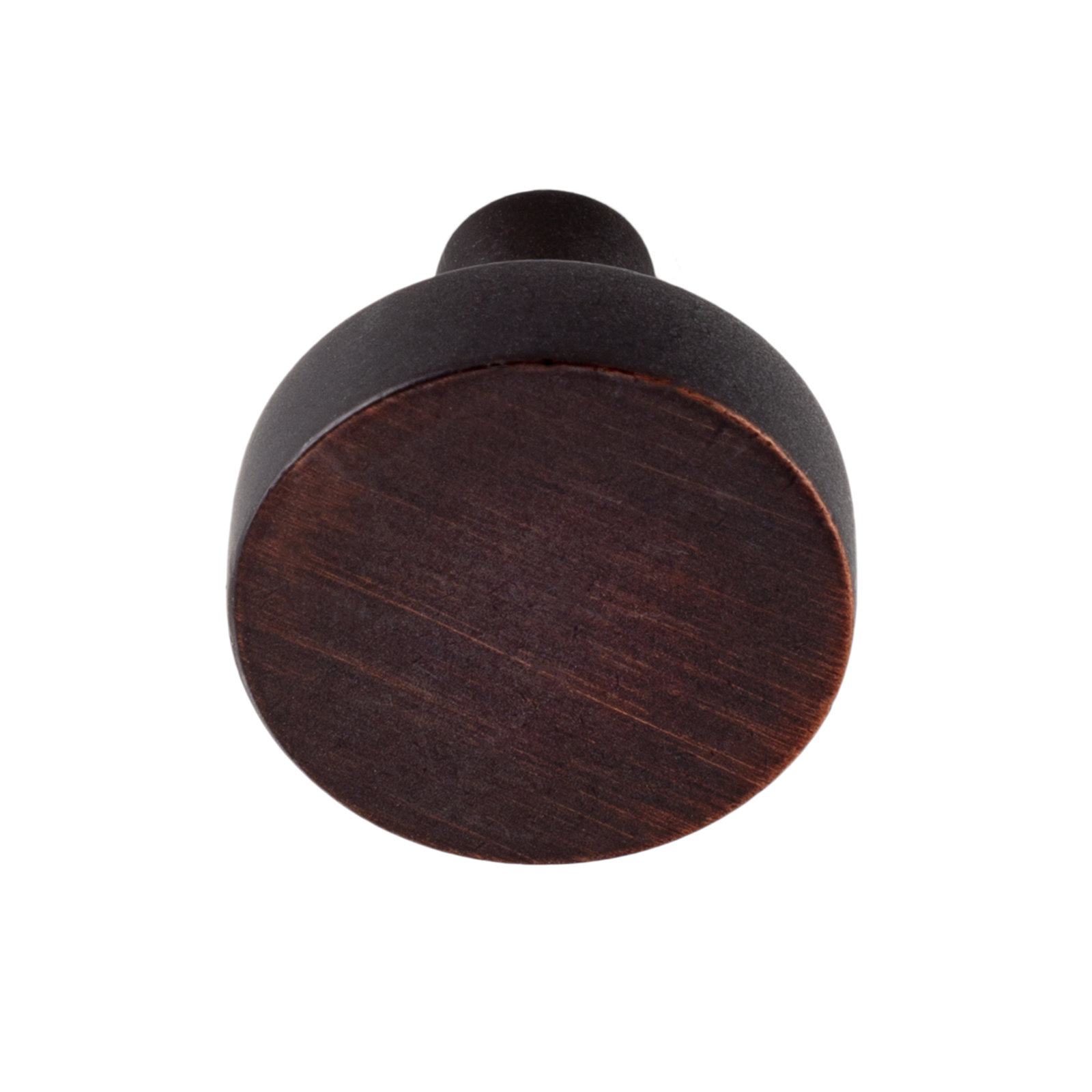 The Perfect Knob 1-1/8" Round Knob, Oil Rubbed Bronze