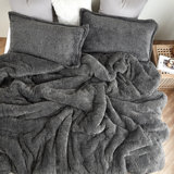 Original Plush Frosted Dark Green Coma Inducer Oversized Comforter