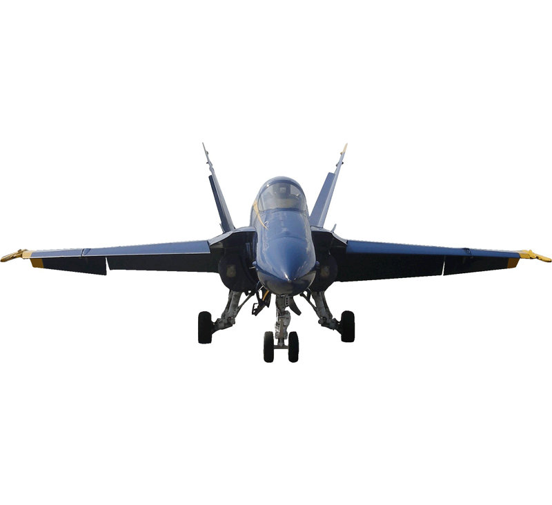 Adhésif mural F-18 Hornet US Navy, H 9,5 po x l 24 po