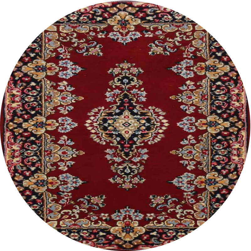 Castilloux Oriental Indoor Rug, Round 5'