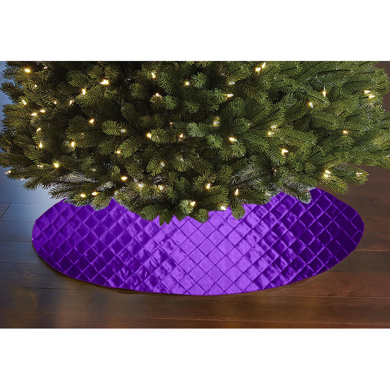 Cache-pieds d'arbre Noël, Mauve