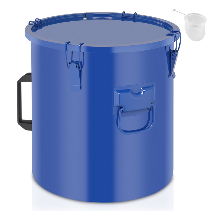 Seau à graisse en acier au carbone 8 gallons