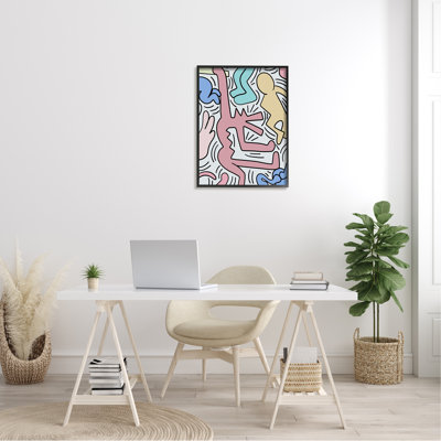 Pop Pop Pastel People Squiggle Lines Design