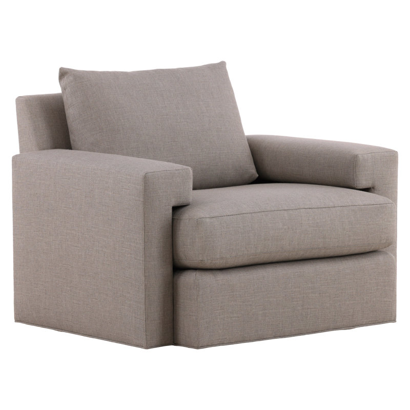 Michael Weiss Outdoor Swivel Lounge Chair, Toodaloo Natural