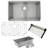 Island 32'' L Single Bowl Stainless Steel Kitchen Sink