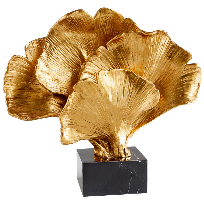 Sculpture de table Gilded Bloom