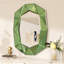 Briahna Glass Oval Wall Mirror-1164902784