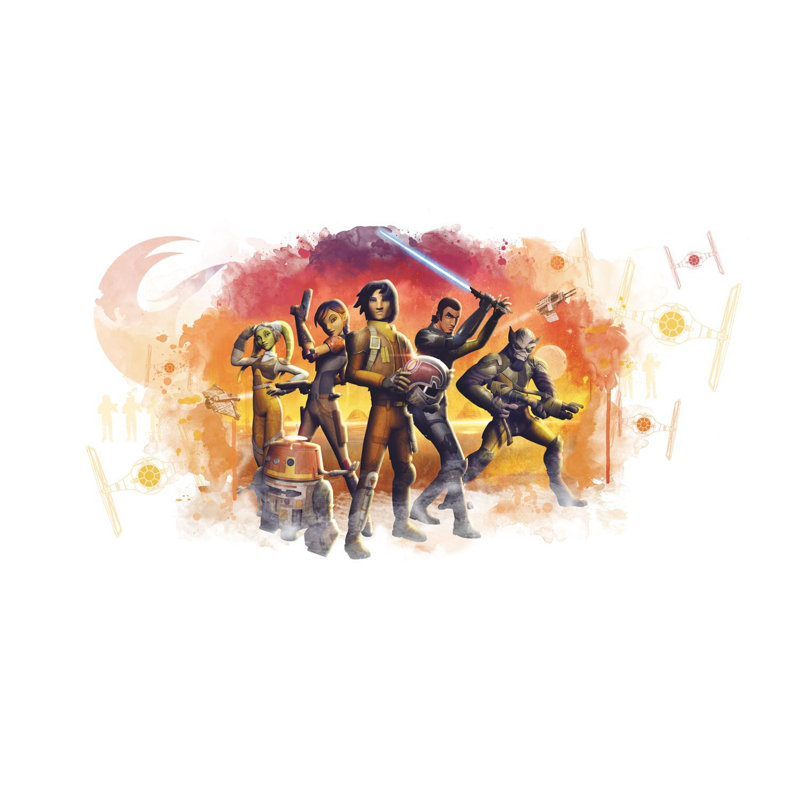 Décalcomanie murale aquarelle rebels étoile Popular Characters