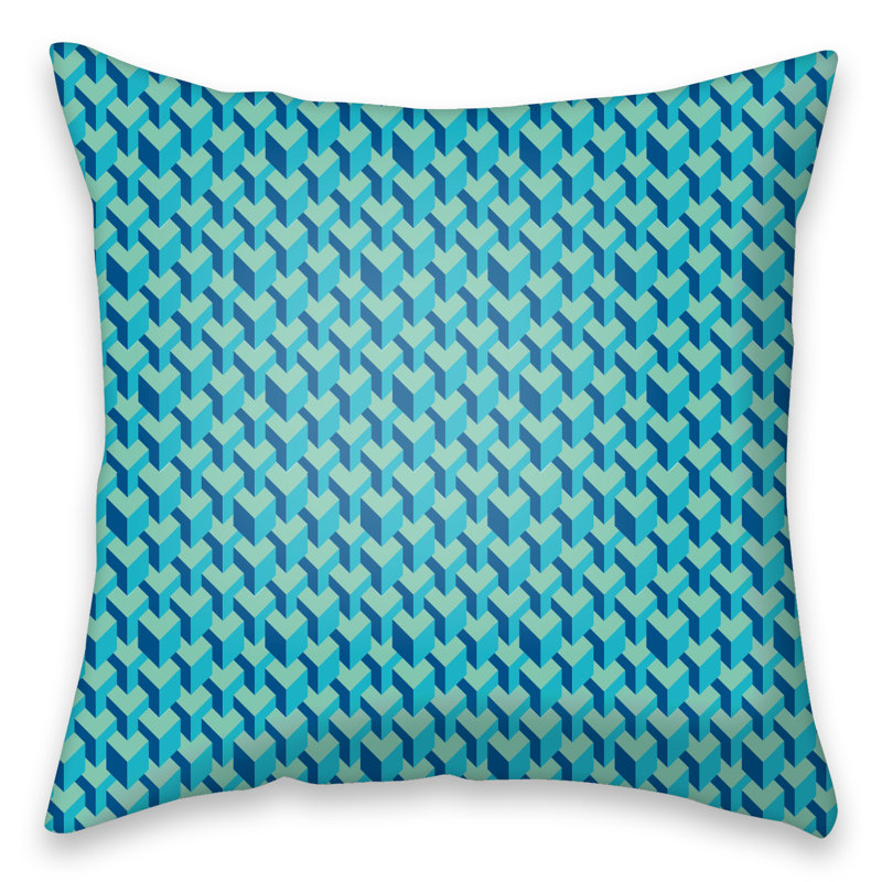 Bella Geometric Square Throw Pillow Cover, 60 x 60cm