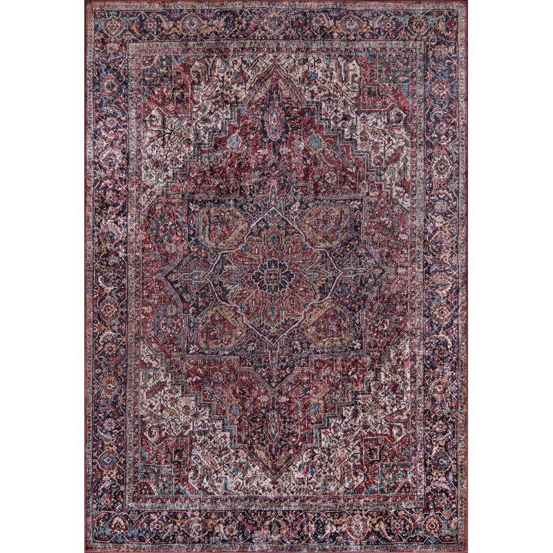 Oriental Indoor Rug, Rectangle 5' x 8'