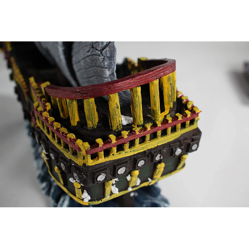  Accessoire d'aquarium de bateau pirate