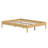 Modern Minimalist Platform Bed with Reinforced Slat Foundation-778738334