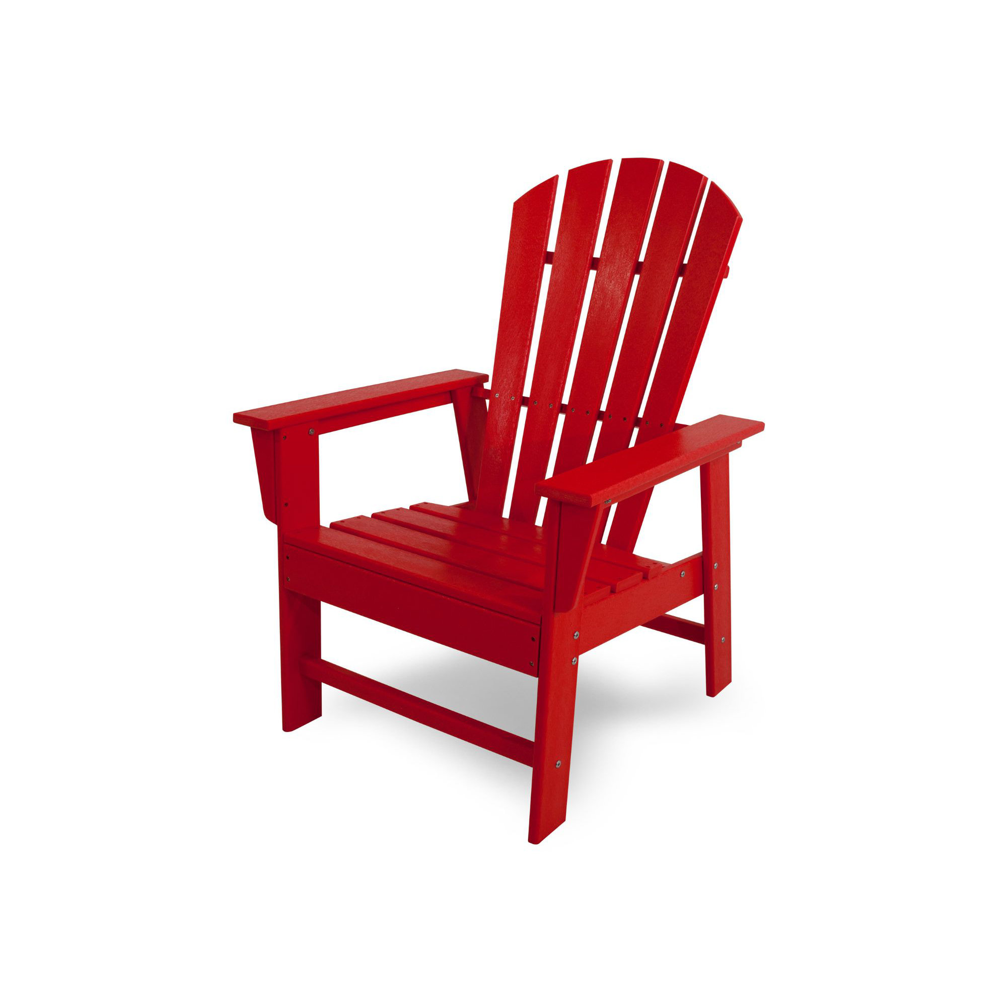 POLYWOOD South Beach Casual Chair, Sunset Red