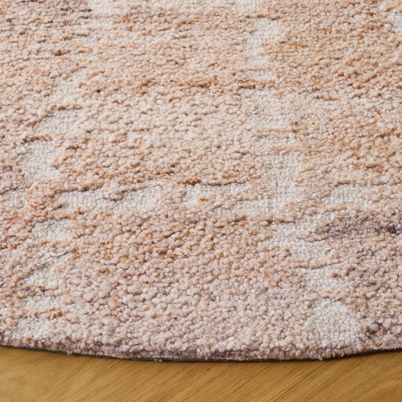 Harvest Hand Tufted Performance Abstract Indoor Rug, Round 6'