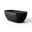 59 Inch Small Size Stone Resin Solid Surface Oval Shape Freestanding Bathtub For The Bathroom-125225476