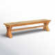Medlock 15.75'' Wood Outdoor Bench
