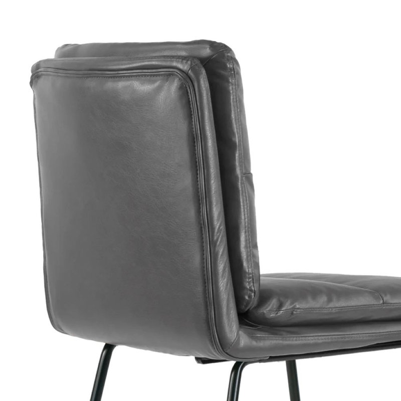 Tabouret de bar et de comptoir Volana, gris, Tabouret de bar (siège d'une hauteur de 30 po)