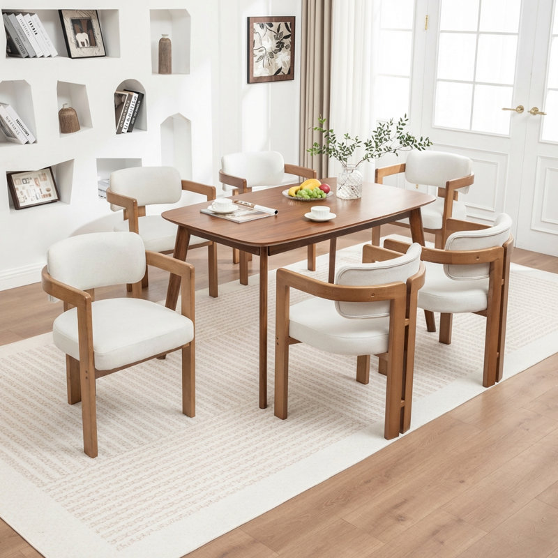 Chaise rembourrée Bula Stanford, Beige, 6