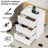 2 Pcs 3-Drawer Nightstands With Outlets And USB Ports-114219162