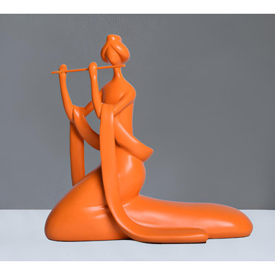 Musical Figure Lady Ornament: New Chinese Style Artistic Decor For TV Stand, Foyer, Wine Cabinet, Living Room - Creative And Luxurious