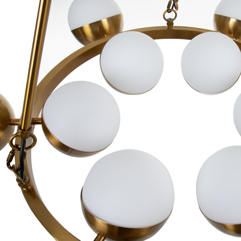Mcgarvey 12 - Light Waggon Wheel Chandelier