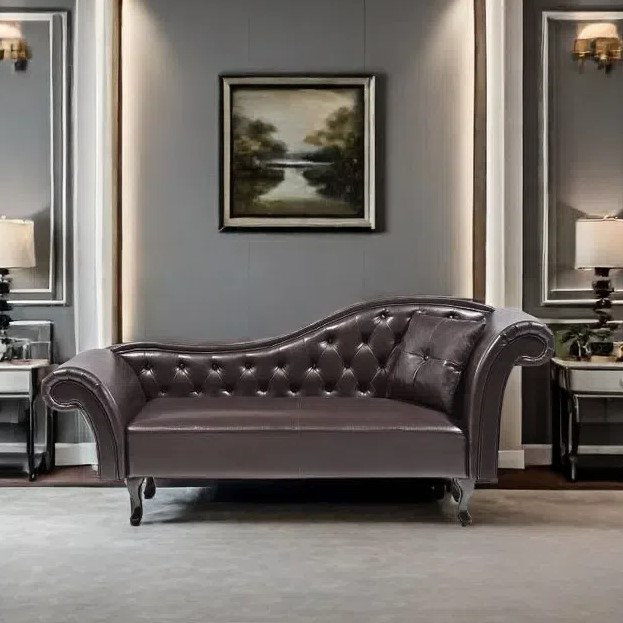 Chaise longue classique, confortable et décontractée, Orienté à droite