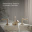 Artifacts® Widespread Faucet Bathroom Sink with Drain Assembly-19194426