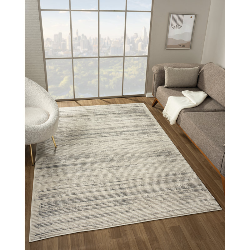 United Weavers Crockett Serene Grey Area Rug, 5'3" x 7'2"