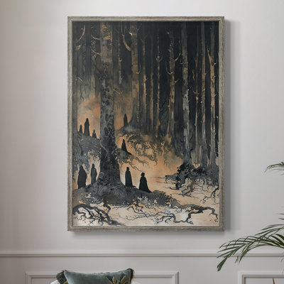 «Christmas Holiday Art DCXLII», reproduction d'art encadrée - bois massif