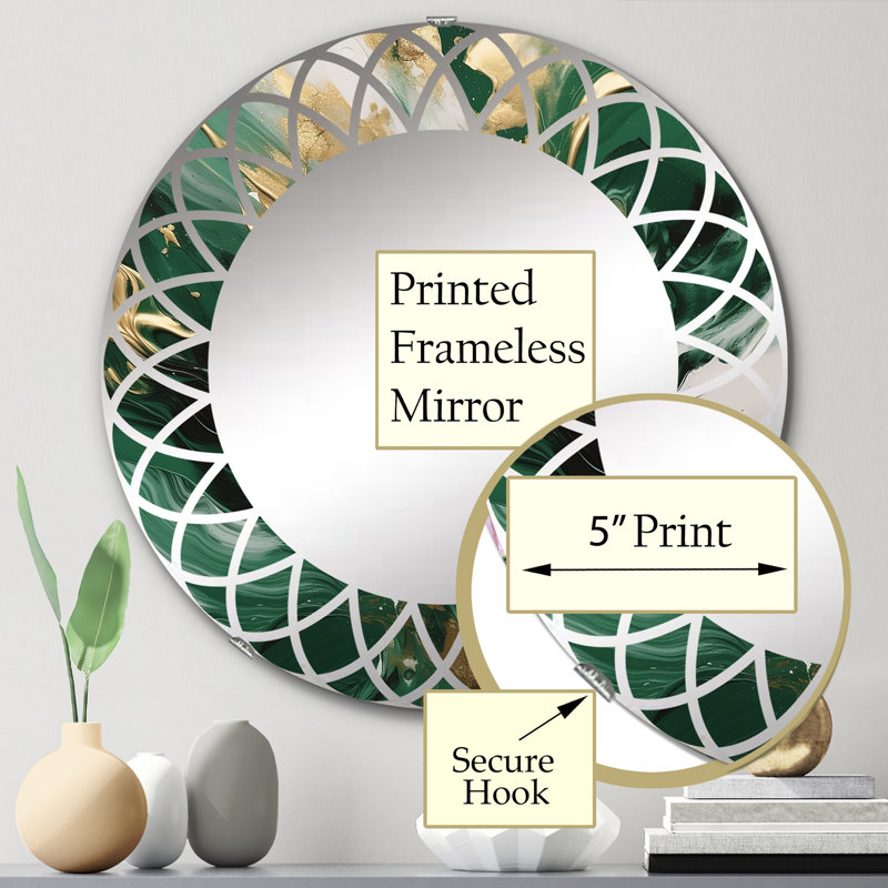 Miroir mural Maride, 24 po x 24 po