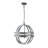 4 - Light Galvanized Chandelier
