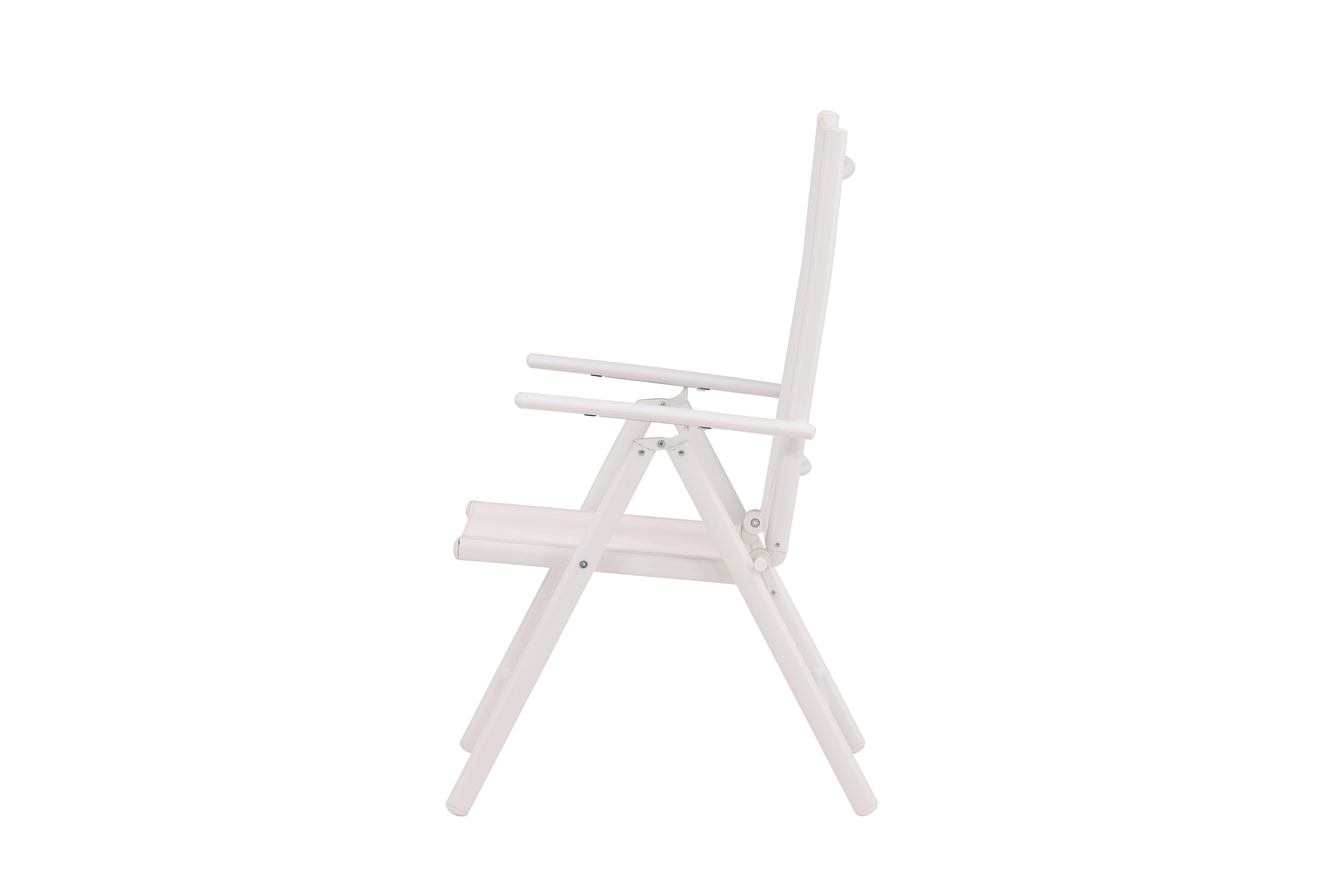 Ebern Designs Lexie-Rose Break Diningchair Alumnium - White / PVC-coated  Polyester | Wayfair.co.uk