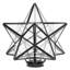 Jobanny 7.68'' Moravian Star Semi Flush Mount