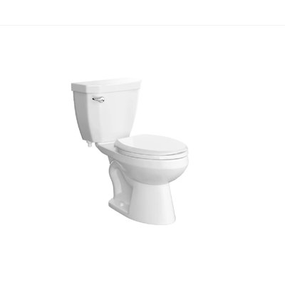 Proflo 1.28 Gallons GPF Elongated Floor Mounted Two-Piece Toilet (Seat Not Included)