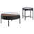 2 pièces: table de bout, table basse