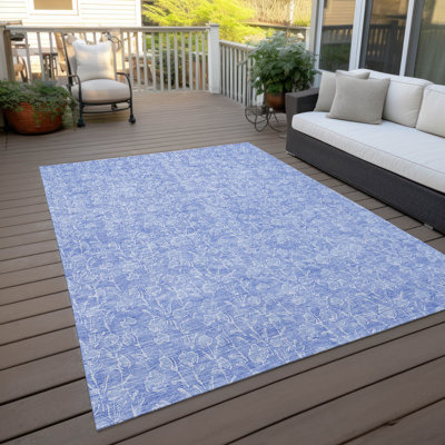 Tapis intérieur / extérieur Lavonia avec envers antidérapant