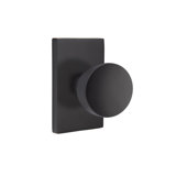Privacy Laurent Knob with Modern Rectangular Rose