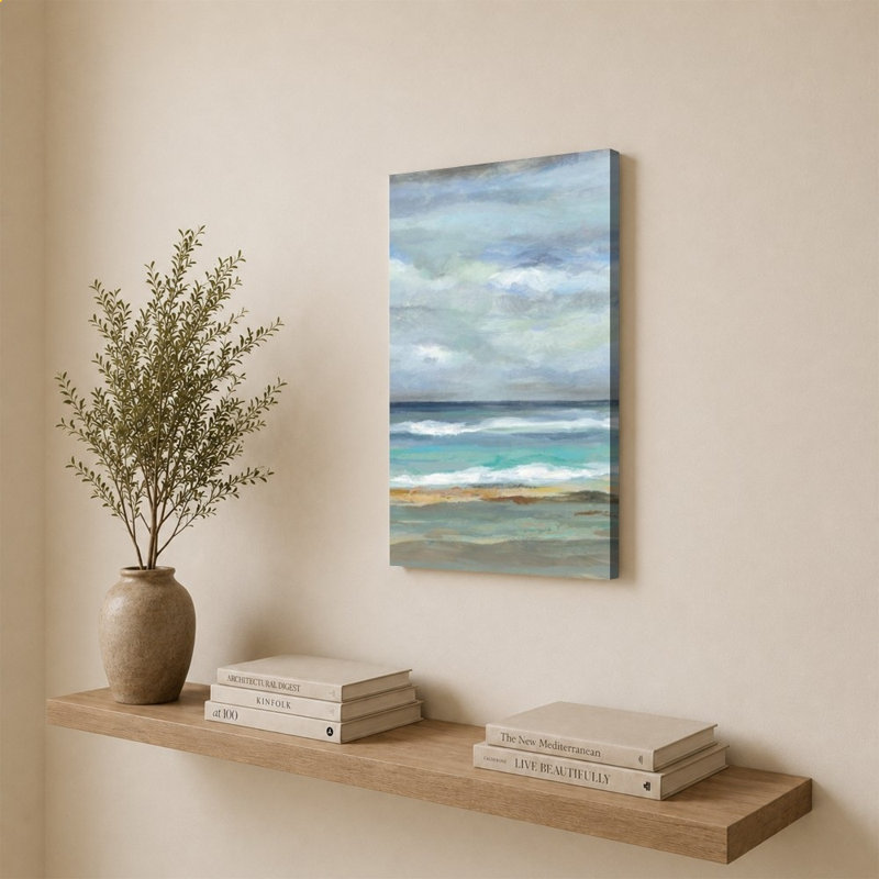Bord de mer par Silvia Vassileva - impression sur toile, 30" H x 20" W, Does Not Apply
