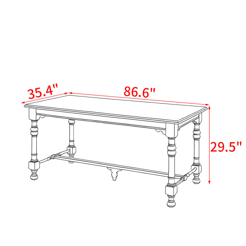 Ariton, H 29,5 po x L 86,6 po x l 35,4 po