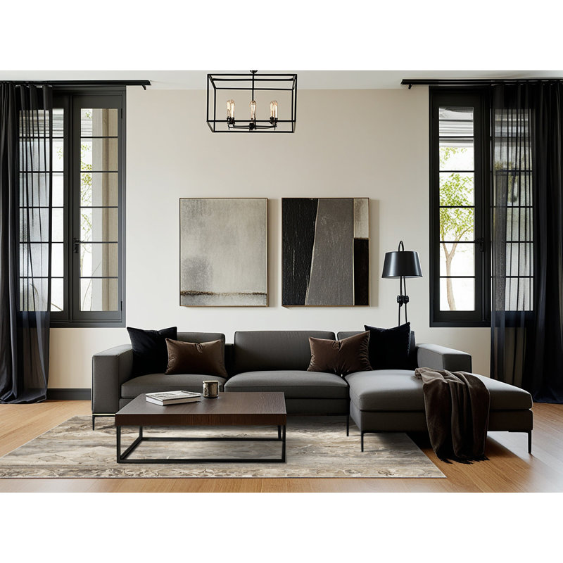 Crimson Prime Drift Rug, Rectangle 5' x 8'