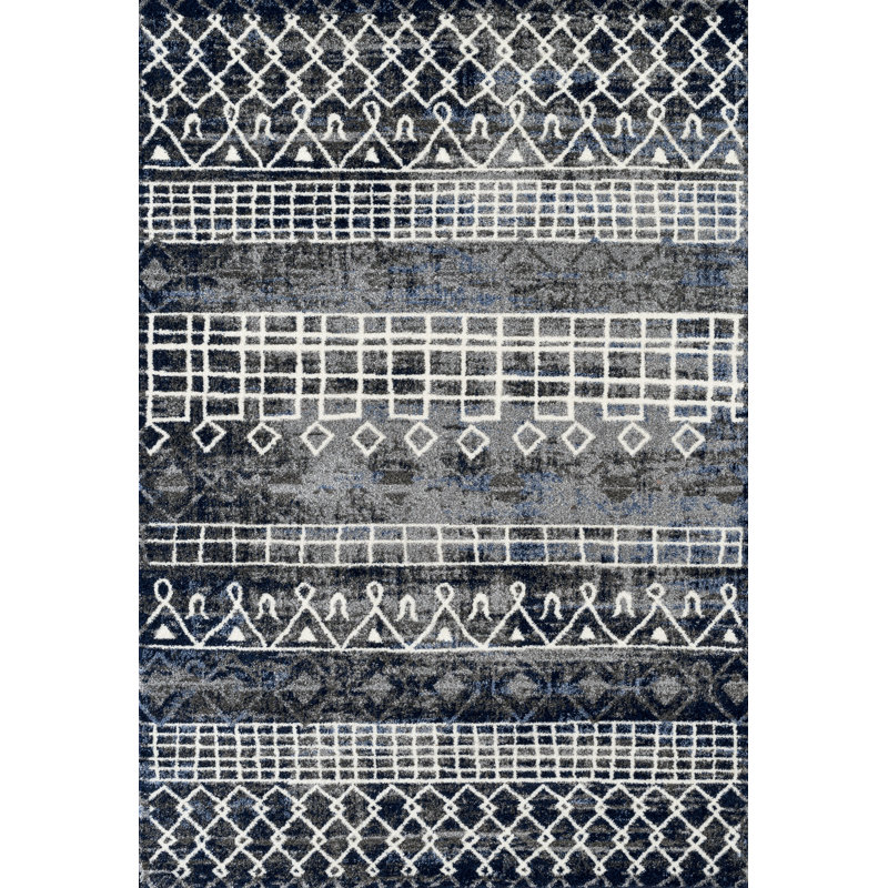 Mantz Geometric Indoor Rug, Runner 2'1" x 6'4"